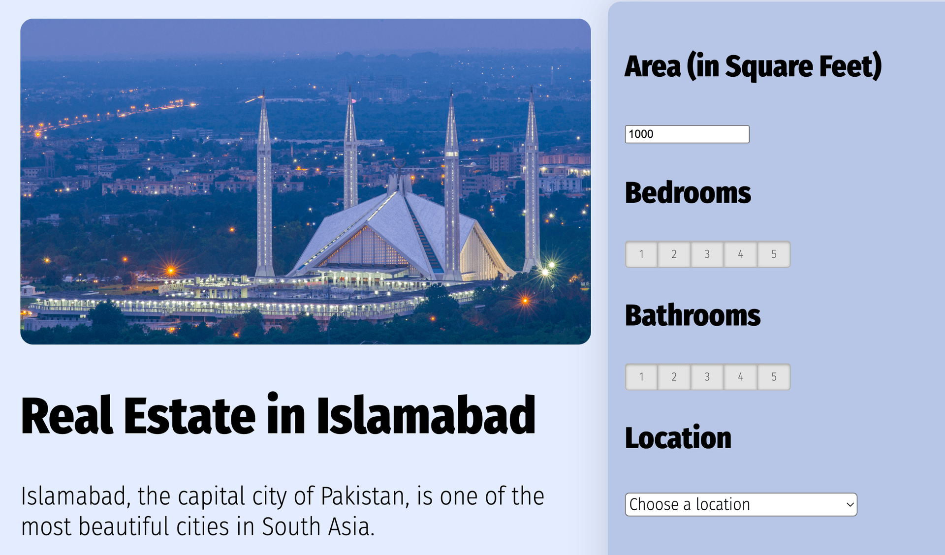 Real Estate Price Predictor